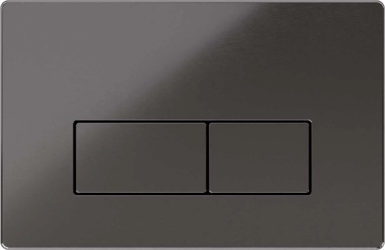 Flush plate Essence, brushed titanium black