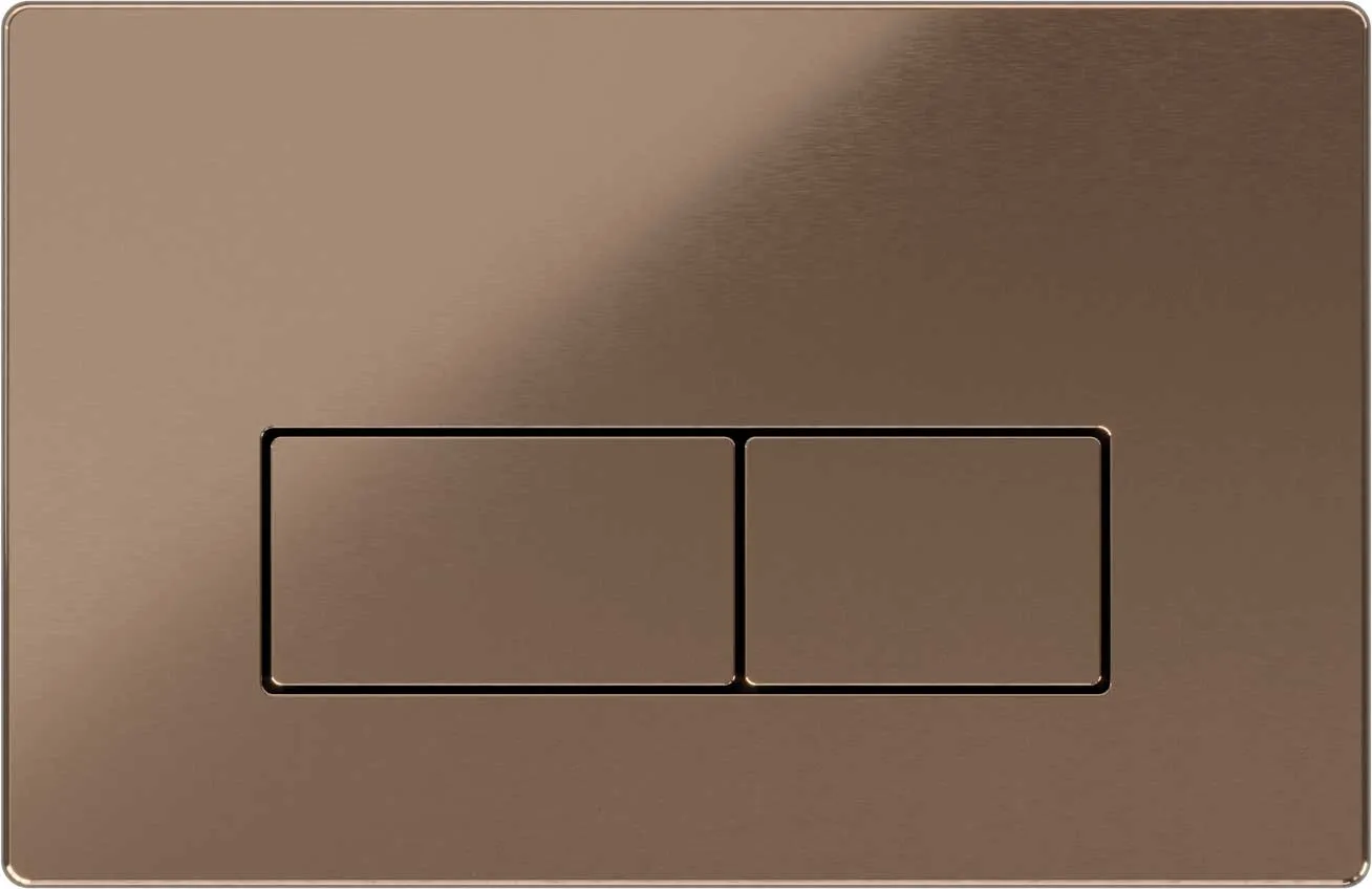 Flush plate Essence, brushed copper