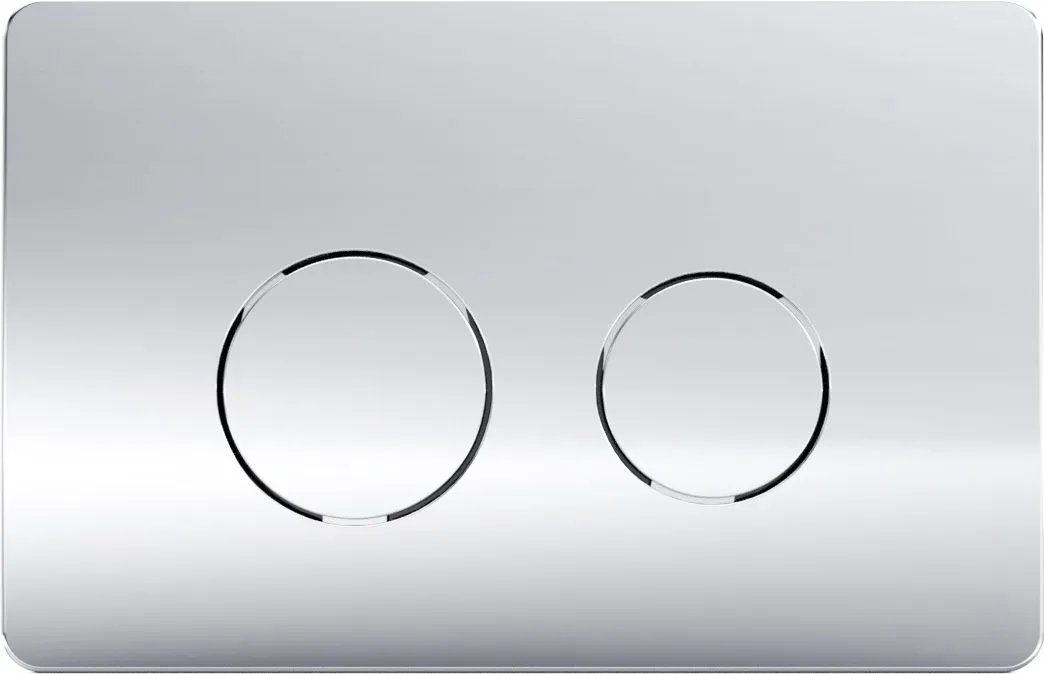 Flush plate Shine, bright chrome