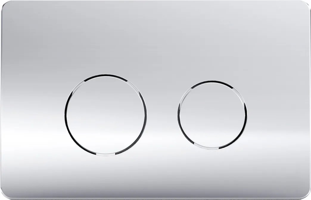 Flush plate Shine, bright chrome