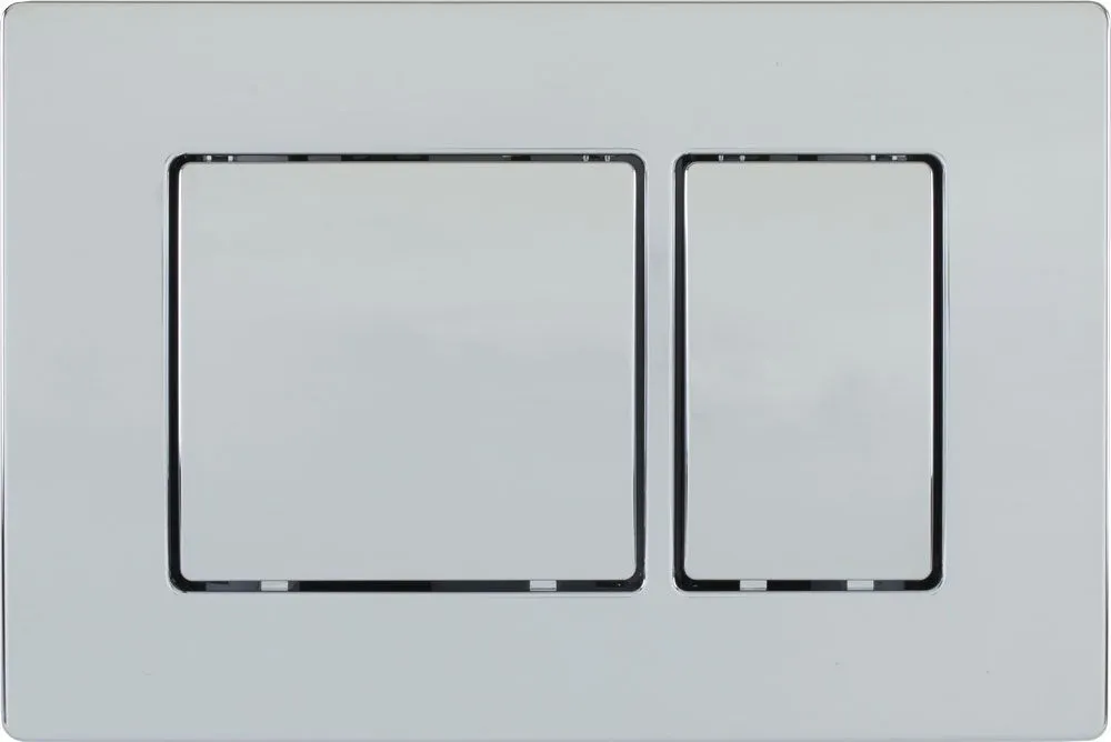 Flush plate Dynamo, bright chrome