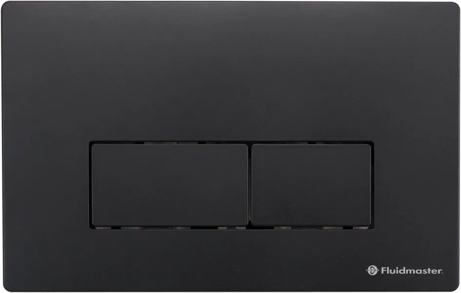 Flush plate Essence, black