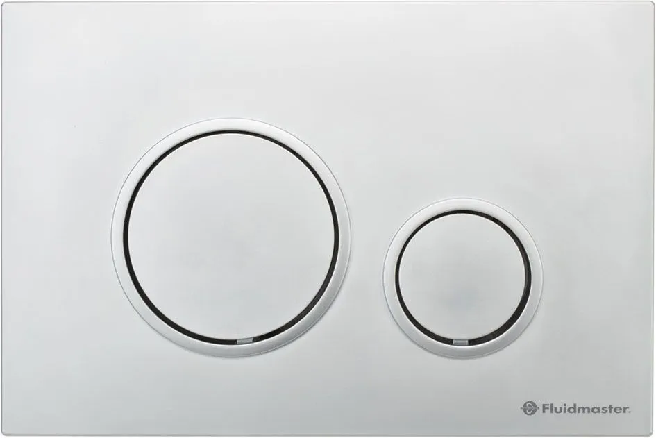 Flush plate Soul, matt chrome