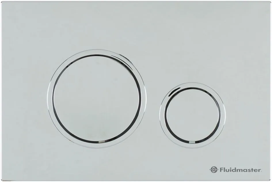 Flush plate Soul, bright chrome