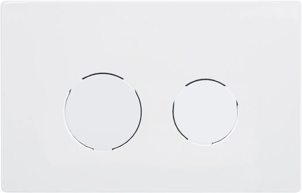 Flush plate Shine, white