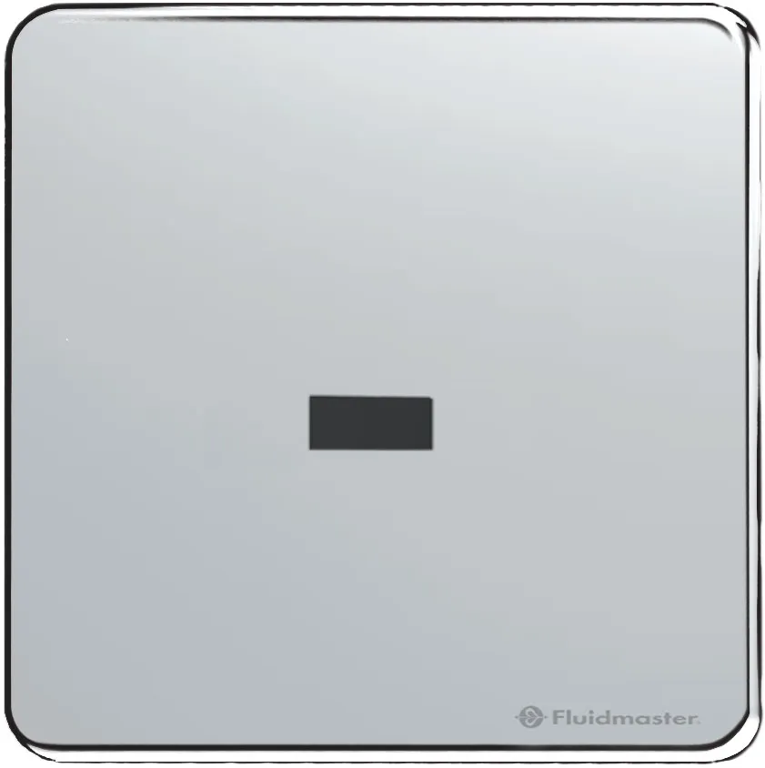 Flush plate RAY IR TECH P 230 V, bright chrome