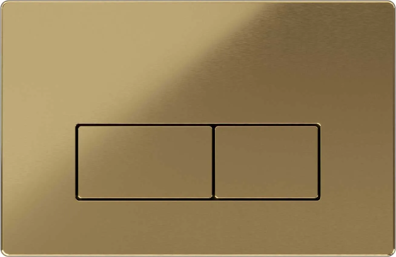 Flush plate Essence, brushed gold