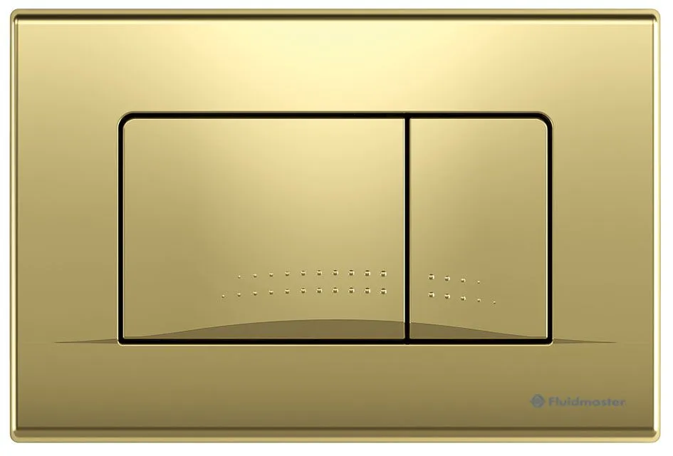 Flush plate Verve, gold