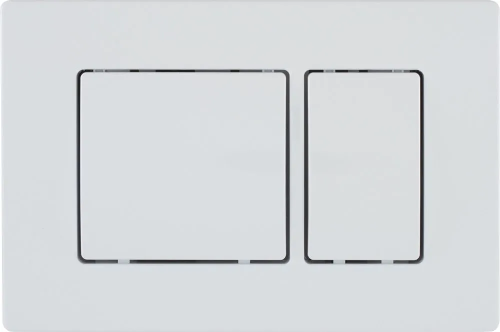 Flush plate Dynamo, white