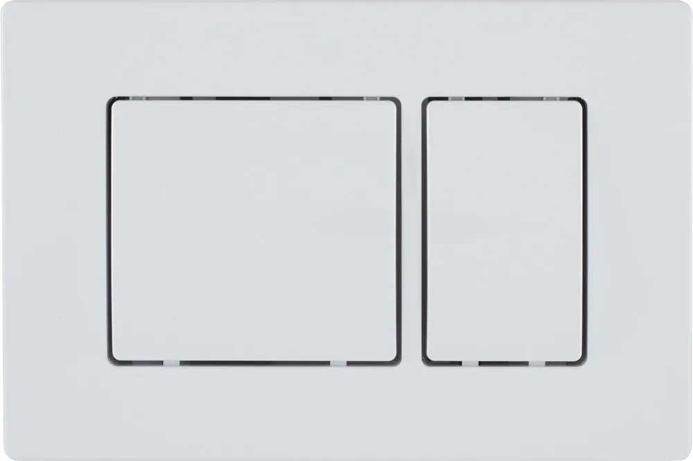 Flush plate Dynamo, white