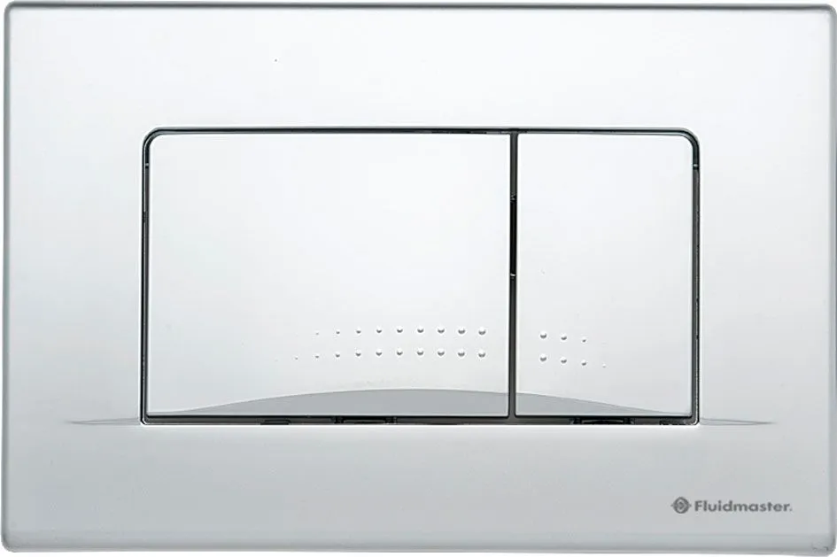 Flush plate Verve, matt chrome